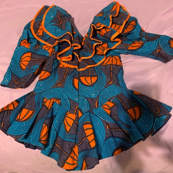 2 pc Ankara outfit aka Kaba & slit - Picture 6 of 6